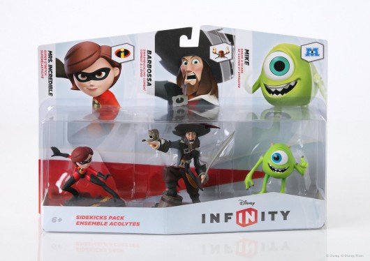 Sidekicks Pack (Mrs. Incredible, Barbossa, Mike) - Packaging