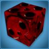 Red Skull Dice Block