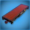 Train Flatbed Car